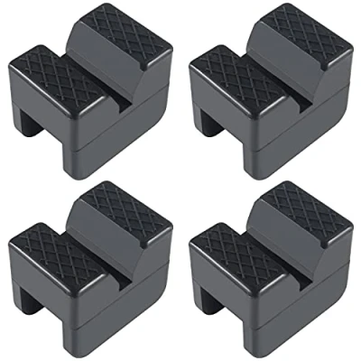 Abbildung von Wagenheber Gummiauflage, Stehen Gummipuffer, Jack Stand Pad, Unterstellbock Gummiblock Schützt Auto vor Kratzen (4)