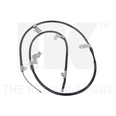 Abbildung von NK 9022127 Handbremsseil 2440/2187 Trommelbremse NISSAN: NP300 Navara Pritsche / Fahrgestell, Pickup