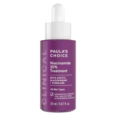 Abbildung von Paula&#039;s Choice CLINICAL Niacinamide 20% Treatment Poren Verkleinern Serum Minimiert Pigmentflecken &amp; Unebenheiten mit Niacinamid Vitamin C Alle Hauttypen 20 ml