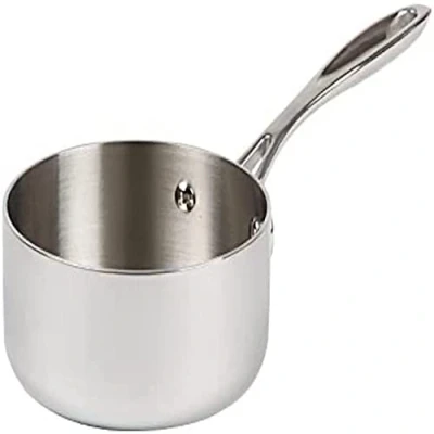 Abbildung von Vogue Tri Wall Kochtopf 1,5 Liter, Größe: 160 (Durchmesser) mm, Edelstahl und Aluminium Induktionskochfeld, Gas , Elektro Solid Top kompatibel Deckel separat erhältlich (Y423), Y245