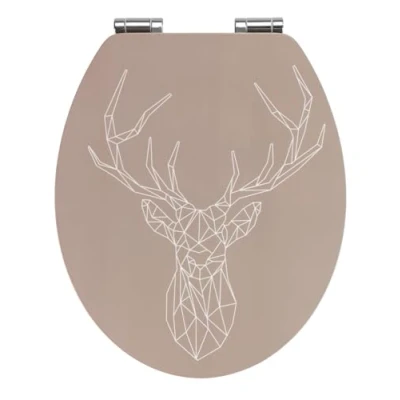 Abbildung von WENKO WC Sitz &quot;Stag&quot;, (1 St.), MDF/Bambus, mit Absenkautomatik