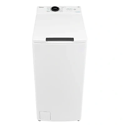 Abbildung von Midea Waschmaschine Toplader MF100T70B 12A, 7,00 kg, 1200 U/min, AquaStop, Soft Opener, XL Türöffnung, Inverter Motor