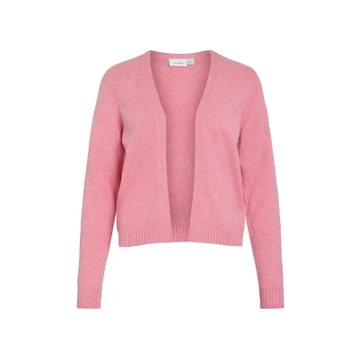Abbildung von Vila Damen Viril Short L/S Knit Cardigan noos Strickjacke, Sangria Sunset,XS