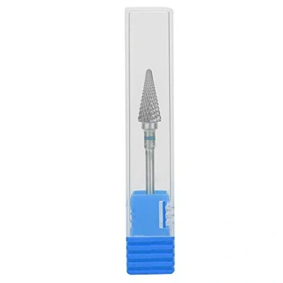 Abbildung von Nagelbohrer, Wolframstahl Nail Art Maniküre Bohrer Elektrische Pediküre Schleifkopf Nagelpolierzubehör Tragbarer elektrischer Nagelbohrer(Blau)