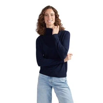 Abbildung von Style Republic Rollkragen Strickpullover, Damen, Größe: 38, Navy