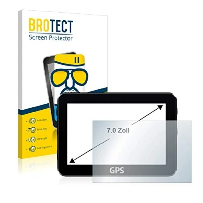 Abbildung von BROTECT 7&quot; Entspiegelungs Schutzglas für Navigation mit 7,0 Zoll (152.5 x 91.5 mm, 15:9) Schutz Folie Panzerfolie Glas Matt [Kratzfest 9H]
