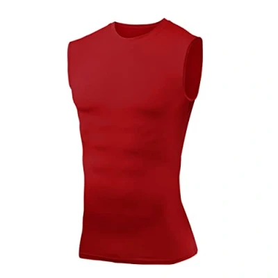 Abbildung von PowerLayer Jungen Kompressionsshirt/Funktionsshirt Ärmellos Rot, 6 8 Jahre