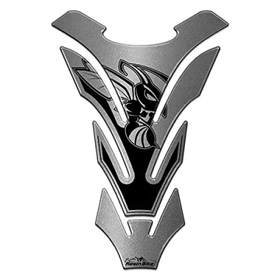 Abbildung von Resin Bike Aufkleber Motorrad Kompatibel Mit Honda Hornet Argento. Schutz Tankpad Von Hülle PU Graffi. Harz Beschichtet Wirkung 3D für Alle Jahrgänge