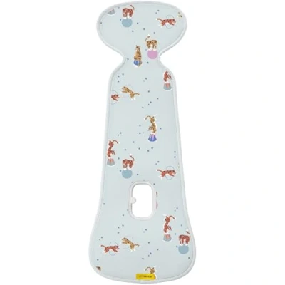Abbildung von Aeromoov Baby Sitzauflage Air Layer Einlage Für Autositz oder Kinderwagen Gruppe 1 Antischwitz Sommerbezug Bio Baumwolle Circus Tigers
