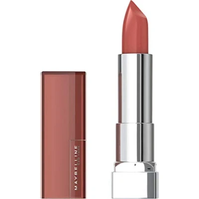 Abbildung von Maybelline New York Color Sensational the Creams, pflegender Lippenstift, angereichert mit Sheabutter, hohe Deckkraft, satte und strahlende Farbe, Nr. 133 Almond Hustle