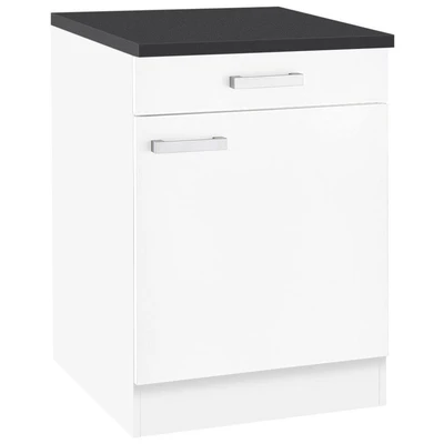 Abbildung von OPTIFIT Unterschrank &quot;Odense&quot;, 60 cm breit, mit Tür und Schubkasten, 28 mm starker Arbeitsplatte