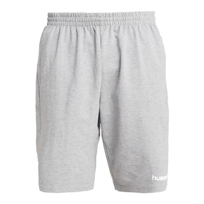 Abbildung von Hummel Hmlgo Bermuda kurze Sporthose, Herren, Größe: Small, Grey melange