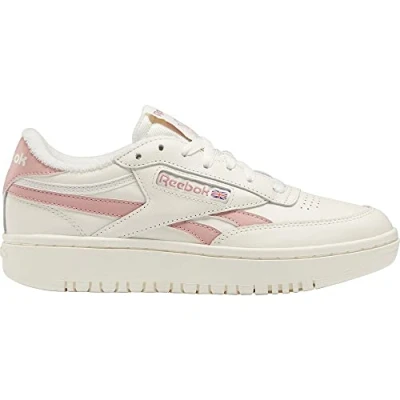 Abbildung von Reebok Classic CLUB C Double Sneaker low, Damen, Größe: 37, Chalk/smokey rose/chalk Leder und lederimitat