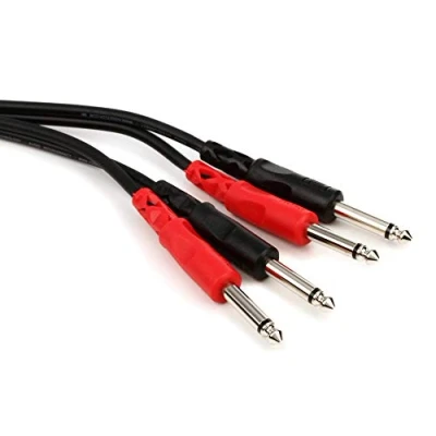 Abbildung von Hosa CPP 204, Stereo Interconnect, Dual 1/4 in TS to Same, 4 m