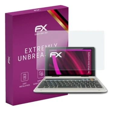 Abbildung von atFoliX Glasfolie kompatibel mit VTech Genio Lernlaptop Panzerfolie, 9H Hybrid Glass FX Schutzpanzer Folie