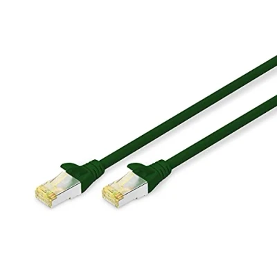 Abbildung von DIGITUS LAN Kabel Cat 6A 20m RJ45 Netzwerkkabel S/FTP Geschirmt Kompatibel zu 6 &amp; 7 Grün