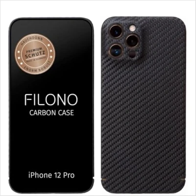 Abbildung von FILONO iPhone 12 Pro Carbon Hülle ultradünn