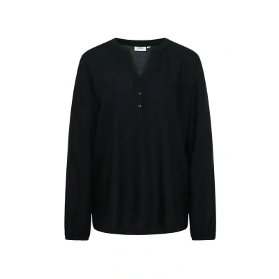 Abbildung von CECIL Damen 3412041 Tunika in Unifarbe, Black, Small
