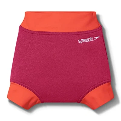 Abbildung von Speedo Mädchen Learn to Swim Nappy Cover Schwimmwindel, Cherry Rosa/Coral, 12 18 M