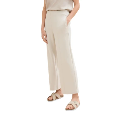 Abbildung von TOM Tailor Stoffhose, Damen, Größe: 44x28, Dusty beige