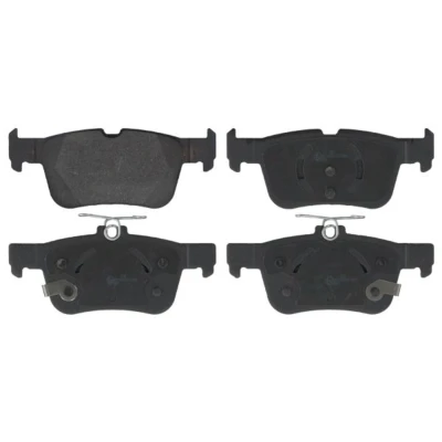 Abbildung von FEBI BILSTEIN 16943 Bremsbelagsatz Hinterachse mit akustischer Verschleißwarnung Befestigungsmaterial FORD: Galaxy Mk3 MPV, Mondeo 5 Limousine