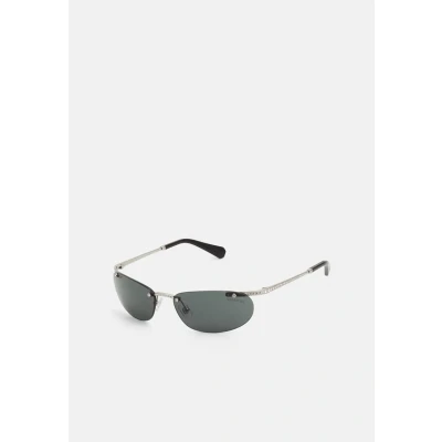 Abbildung von Swarovski Sonnenbrille Matte silvercoloured/dark grey, Damen, Größe: 59, silver coloured/dark grey