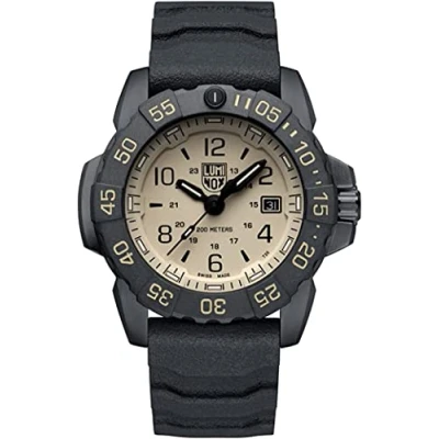 Abbildung von Luminox Herren Analog Quarz Uhr mit Kautschuk Armband XS.3251.CBNSF.Set