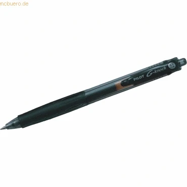 Abbildung von Pilot&quot;BEGREEN&quot; Gelschreiber LGK 10F B BG G KNOCK/2716701 0,4 mm schwarz