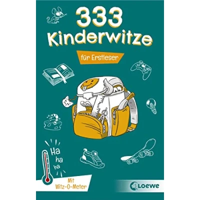 Abbildung von 333 Kinderwitze für Erstleser: Witzebuch Jungen und Mädchen ab 6 Jahre
