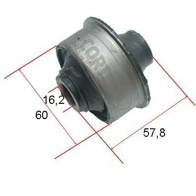 Abbildung von CORTECO 21652944 Querlenkerlager Vorderachse, hinten, unten OPEL: Astra F CC, Limousine, Calibra A