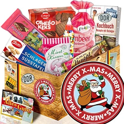 Abbildung von Weihnachtsmann Geschenkeset Weihnachten Mama Süßes DDR Geschenkset