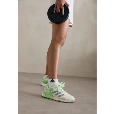 Abbildung von adidas Women&#039;s Dropset 3 Trainingsschuhe Halo Silver/Semi Green Spark/Lime Burst 37 1/3