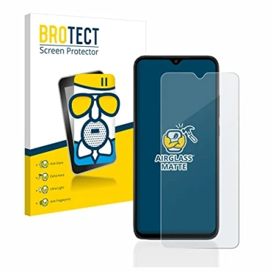 Abbildung von BROTECT Entspiegelungs Schutzglas für Xiaomi Redmi 9C Schutz Folie Panzerfolie Glas Matt [Extrem Kratzfest 9H, Anti Reflex, Fingerprint]