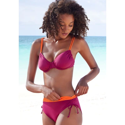Abbildung von s.Oliver Bikinihose, Damen, Größe: 36, Berry orange