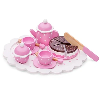 Abbildung von New Classic Toys 10620 Kinderrollenspiele Kaffee/Tee Service m. Kuchen