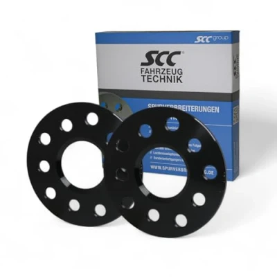 Abbildung von SCC Spurverbreiterungen Spurplatten 2x8mm 5x100 5x112 10025W kompatibel mit VW Beetle Bora Kombi Caddy III Kasten Corrad