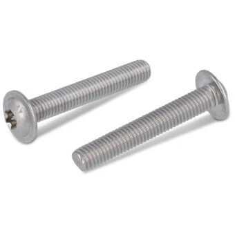 Abbildung von Flachrundkopfschrauben ISR mit Flansch Vollgewinde ISO 7380 2 A2 M6X16/16 TX30 (200 Stück)