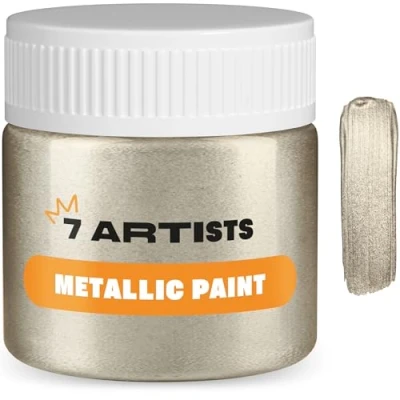 Abbildung von 7 Artists Acrylfarbe Metallic 50 ml