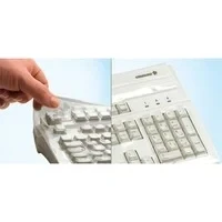 Abbildung von CHERRY WetEx, Flexible Tastatur Schutzfolie, Verhindert das Eindringen von Flüssigkeiten, Staub &amp; Fremdkörpern, für XS Compact Keyboard G84 5200