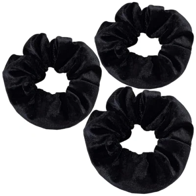 Abbildung von Evergreen Labs Secret Scrunchies Haargummi mit Geldversteck und verstecktem Safe Reise Gadgets für Frauen, Geheimverstecke Wertsachen, Haargummibeutel Reißverschluss 3 Stück