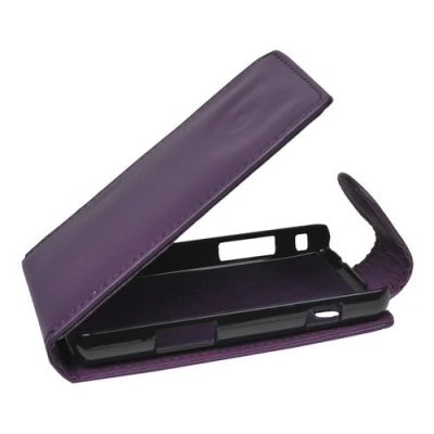 Abbildung von Mobilfunk Krause Flip Case Etui Handytasche Tasche Hülle für Samsung GT S5260 / (Violett)