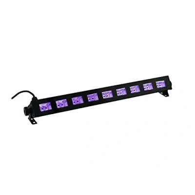 Abbildung von Eurolite LED Party UV Bar 9 Scheinwerfer mit x 1 Watt Beleuchtung Röhre Schwarzlicht Für Partyraum, Club, Bar, Disco