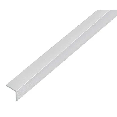 Abbildung von Alberts 489243 Winkelprofil selbstklebend Aluminium, kugelgestrahlt silber 1000 x 20 mm