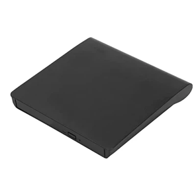 Abbildung von Externes DVD Laufwerk, USB3.0 USB2.0 5 Gbps Lecteur CD Externer Player für Laptop ROM Brenner Kompatibel mit Desktop PC Windows Linux OS Apple