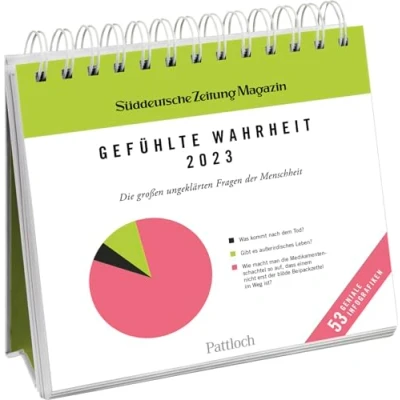 Abbildung von Gefühlte Wahrheit 2023: Wochenkalender zum Aufstellen, Tischkalender mit Spiralbindung und 53 Postkarten Heraustrennen