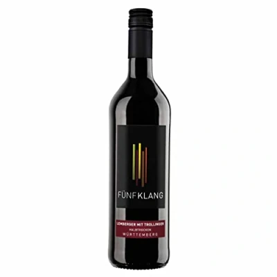Abbildung von 6 Flaschen Fünfklang Lemberger mit Trollinger a 750ml Rotwein