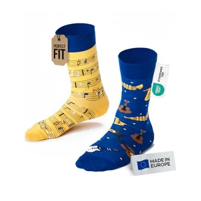 Abbildung von Many Mornings Music Notes Socken, Größe: 39 42, Unico