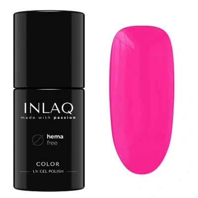 Abbildung von INLAQ® HEMA Free UV Nail Polish Candy Pink 6 ml Gel Nagellack frei von Gellack Lack in verschiedenen LED Farben