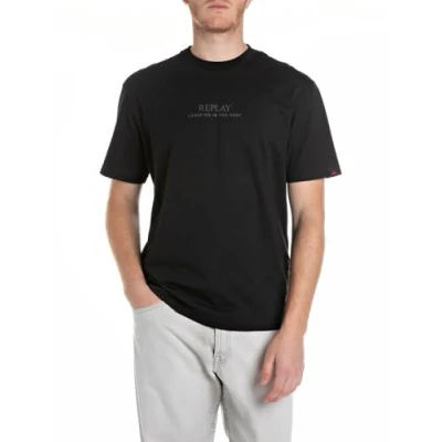 Abbildung von Replay Herren M3034 T Shirt, 098 Black, XL