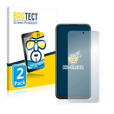 Abbildung von BROTECT (2 Stück Schutzfolie für Nokia X20 Displayschutz Folie Ultra Klar
